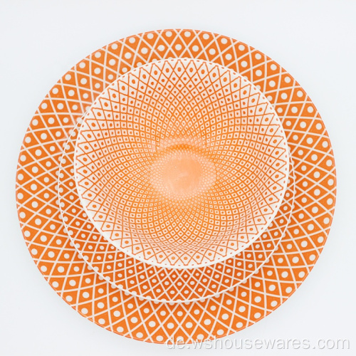 Einzigartiges Designpademaltedessertplatte Keramikes Geschirr